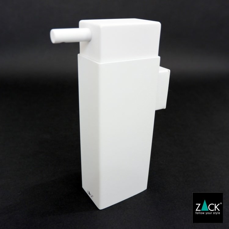 ZACK 40840 LINEA ドイツZACK社製モダンデザインのリキッドディスペンサー ホワイト仕上げ 壁付けタイプ DIY [在庫有り]