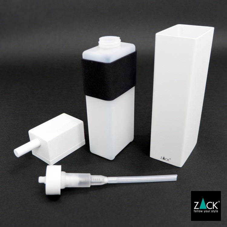 ZACK 40840 LINEA ドイツZACK社製モダンデザインのリキッドディスペンサー ホワイト仕上げ 壁付けタイプ DIY [在庫有り]