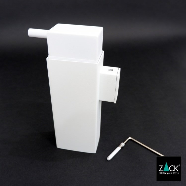 ZACK 40840 LINEA ドイツZACK社製モダンデザインのリキッドディスペンサー ホワイト仕上げ 壁付けタイプ DIY [在庫有り]