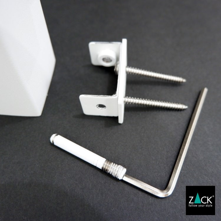 ZACK 40840 LINEA ドイツZACK社製モダンデザインのリキッドディスペンサー ホワイト仕上げ 壁付けタイプ DIY [在庫有り]