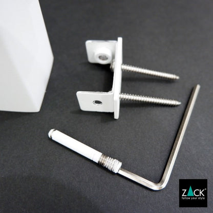 ZACK 40840 LINEA ドイツZACK社製モダンデザインのリキッドディスペンサー ホワイト仕上げ 壁付けタイプ DIY [在庫有り]
