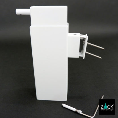 ZACK 40840 LINEA ドイツZACK社製モダンデザインのリキッドディスペンサー ホワイト仕上げ 壁付けタイプ DIY [在庫有り]
