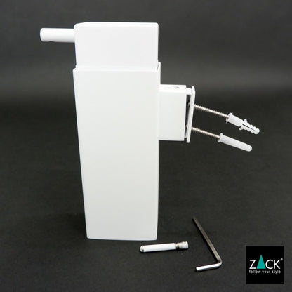 ZACK 40840 LINEA ドイツZACK社製モダンデザインのリキッドディスペンサー ホワイト仕上げ 壁付けタイプ DIY [在庫有り]