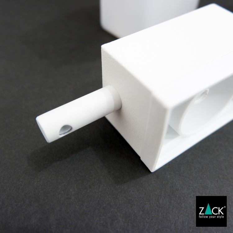 ZACK 40841 LINEA ドイツZACK社製モダンデザインのリキッドディスペンサー ホワイト仕上げ [在庫有り]