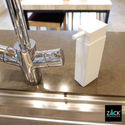 ZACK 40841 LINEA ドイツZACK社製モダンデザインのリキッドディスペンサー ホワイト仕上げ [在庫有り]