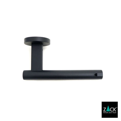 ZACK 40850 SCALA ドイツZACK社製モダンデザインのトイレットペーパーホルダー マットブラック 壁付けタイプ DIY [お取寄せ]