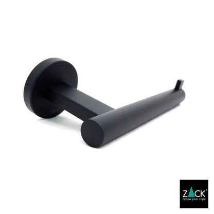 ZACK 40850 SCALA ドイツZACK社製モダンデザインのトイレットペーパーホルダー マットブラック 壁付けタイプ DIY [お取寄せ]