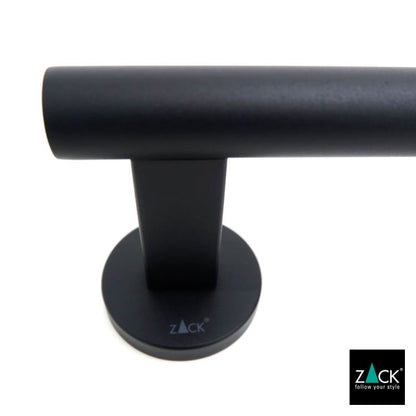 ZACK 40850 SCALA ドイツZACK社製モダンデザインのトイレットペーパーホルダー マットブラック 壁付けタイプ DIY [お取寄せ]