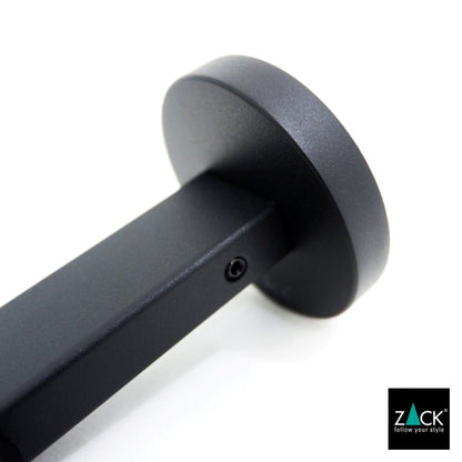 ZACK 40850 SCALA ドイツZACK社製モダンデザインのトイレットペーパーホルダー マットブラック 壁付けタイプ DIY [お取寄せ]