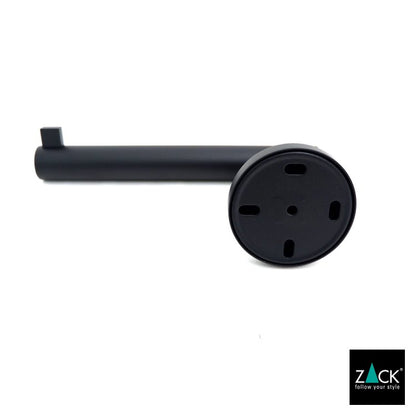 ZACK 40850 SCALA ドイツZACK社製モダンデザインのトイレットペーパーホルダー マットブラック 壁付けタイプ DIY [お取寄せ]