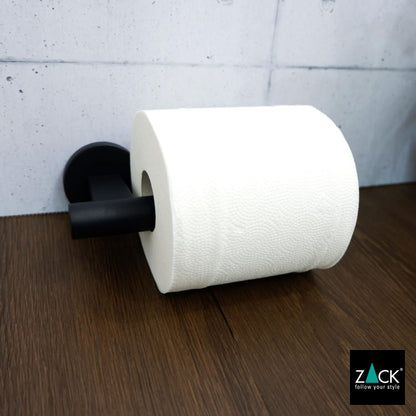 ZACK 40850 SCALA ドイツZACK社製モダンデザインのトイレットペーパーホルダー マットブラック 壁付けタイプ DIY [お取寄せ]
