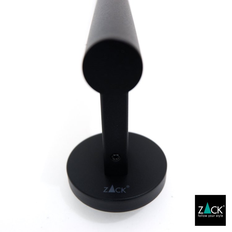 ZACK 40851 SCALA ドイツZACK社製モダンデザインのスペアトイレットペーパーホルダー 予備ロール マットブラック 壁付けタイプ DIY [在庫有り]