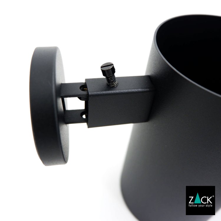 ZACK 40852 SCALA ドイツZACK社製モダンデザインのトイレブラシ マットブラック [在庫有り]