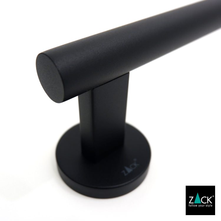 ZACK 40853 SCALA ドイツZACK社製モダンデザインのタオルレール マットブラック [在庫有り]