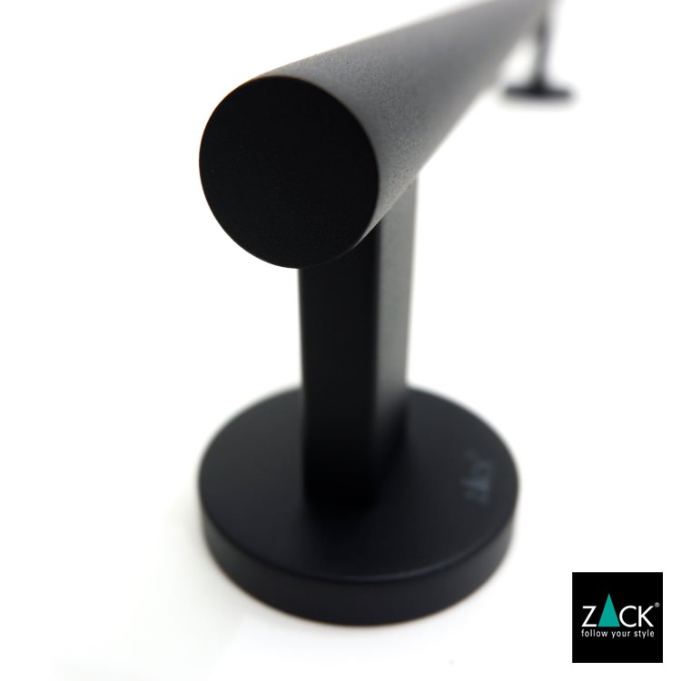 ZACK 40853 SCALA ドイツZACK社製モダンデザインのタオルレール マットブラック [在庫有り]