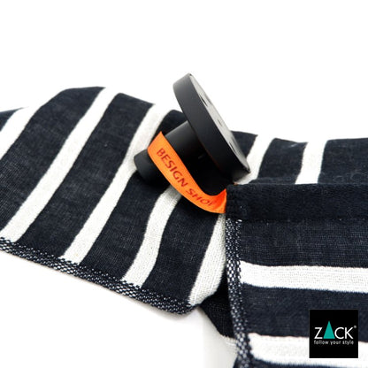 ZACK 40854 SCALA ドイツZACK社製モダンデザインのタオルフック マットブラック [在庫有り]