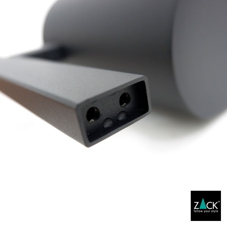 ZACK 40856 SCALA ドイツZACK社製モダンデザインのトイレットペーパースタンド トイレットバトラー マットブラック [在庫有り] H2-12
