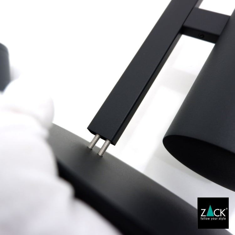 ZACK 40856 SCALA ドイツZACK社製モダンデザインのトイレットペーパースタンド トイレットバトラー マットブラック [在庫有り] H2-12