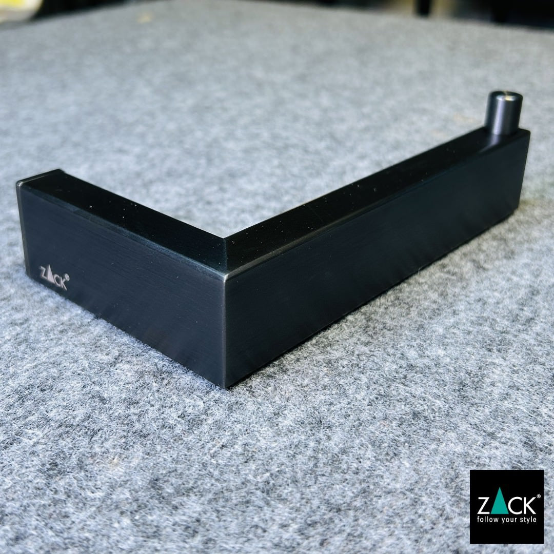ZACK 40875 LINEA ドイツZACK社製モダンデザインのトイレットペーパーホルダー グラファイト 壁付けタイプ DIY [お取寄せ]