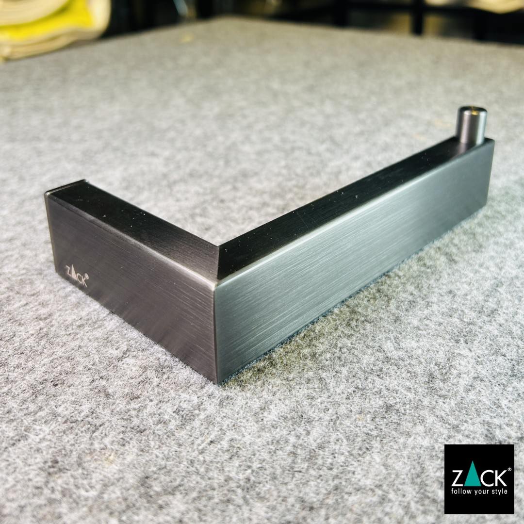 ZACK 40875 LINEA ドイツZACK社製モダンデザインのトイレットペーパーホルダー グラファイト 壁付けタイプ DIY [お取寄せ]
