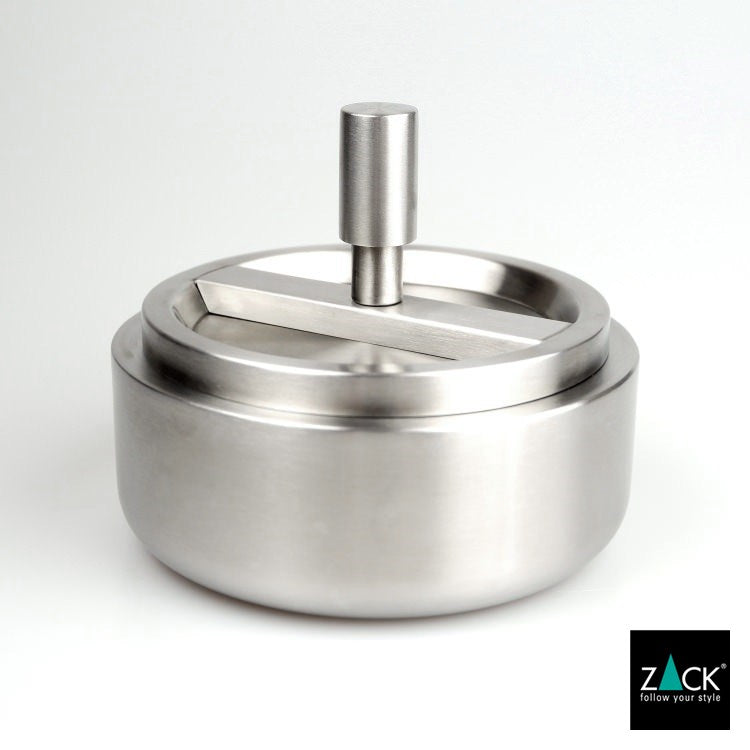 ZACK 50163 CONTAS ドイツZACK社製モダンデザインのリボルビングアッシュトレイ(灰皿) HL [お取寄せ]