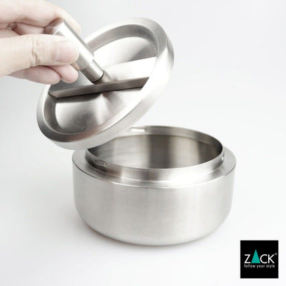 ZACK 50163 CONTAS ドイツZACK社製モダンデザインのリボルビングアッシュトレイ(灰皿) HL [お取寄せ]