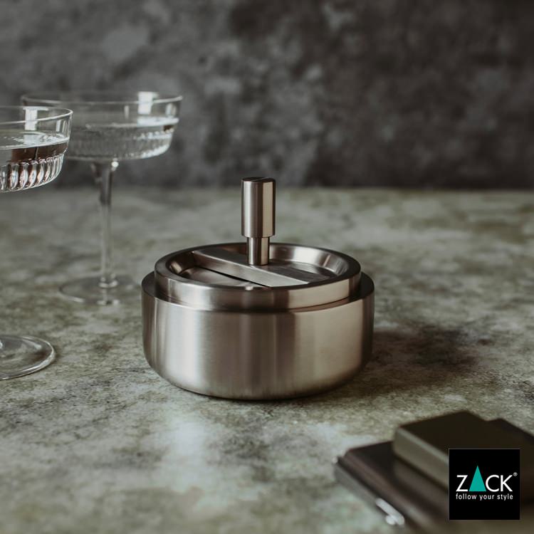 ZACK 50163 CONTAS ドイツZACK社製モダンデザインのリボルビングアッシュトレイ(灰皿) HL [お取寄せ]