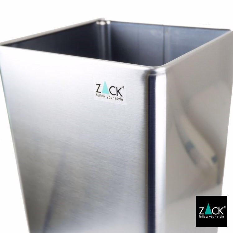 ZACK 50477 ANGOLO ドイツZACK社製モダンデザインのペーパーバスケット(ゴミ箱) HL [お取寄せ]