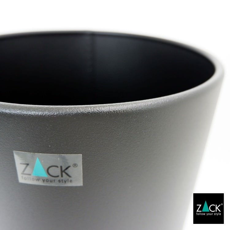ZACK 50507 CIVOS ドイツZACK社製モダンデザインのゴミ箱 マットブラック [在庫有り]H1