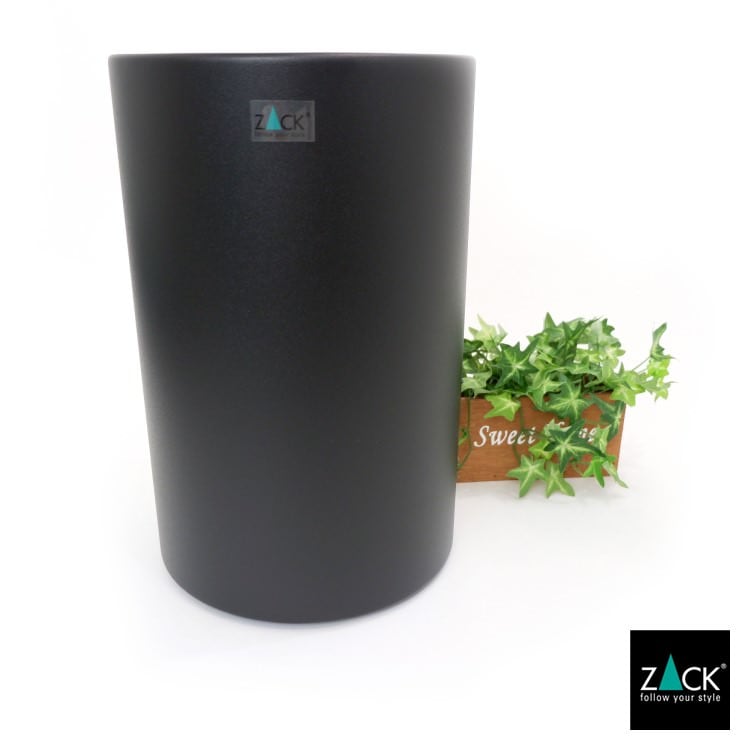 ZACK 50507 CIVOS ドイツZACK社製モダンデザインのゴミ箱 マットブラック [在庫有り]H1