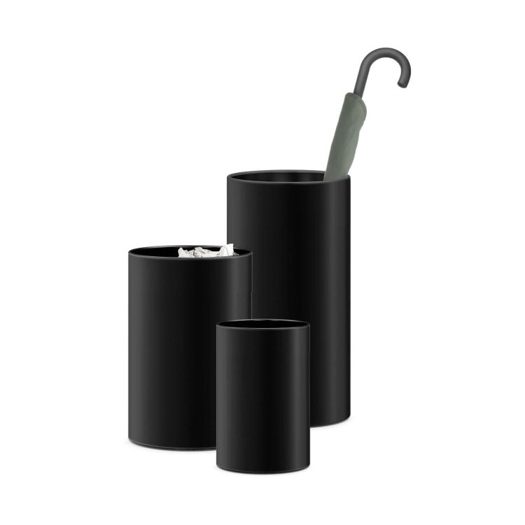 ZACK 50507 CIVOS ドイツZACK社製モダンデザインのゴミ箱 マットブラック [在庫有り]H1