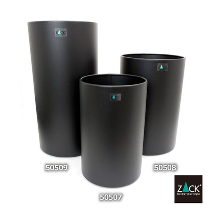 ZACK 50507 CIVOS ドイツZACK社製モダンデザインのゴミ箱 マットブラック [在庫有り]H1