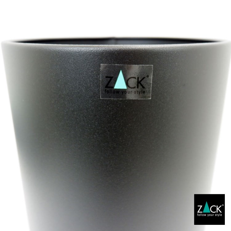 ZACK 50508 CIVOS ドイツZACK社製モダンデザインのゴミ箱 マットブラック [在庫有り]
