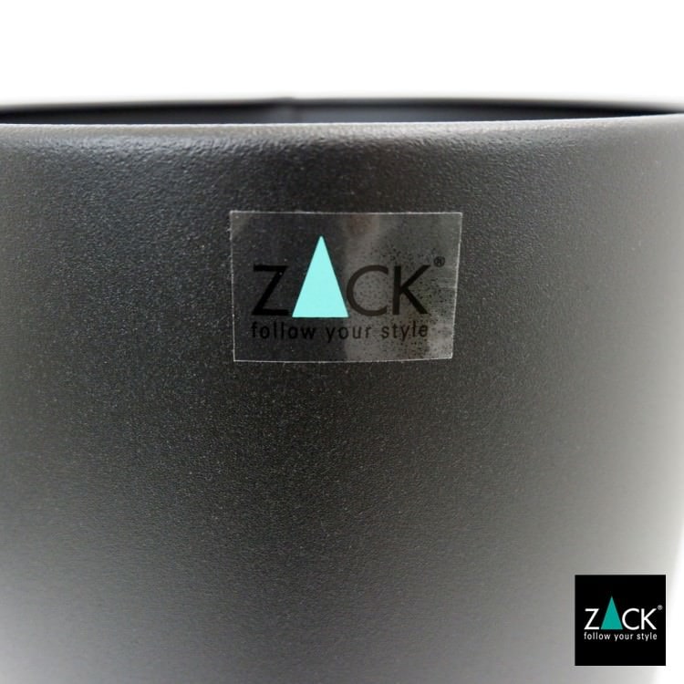 ZACK 50508 CIVOS ドイツZACK社製モダンデザインのゴミ箱 マットブラック [在庫有り]