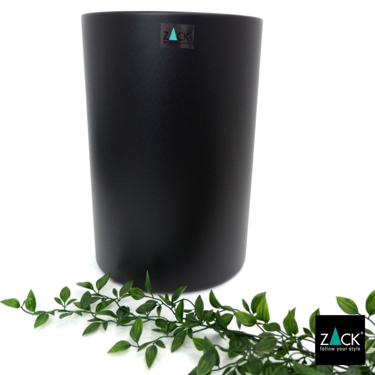 ZACK 50508 CIVOS ドイツZACK社製モダンデザインのゴミ箱 マットブラック [在庫有り]