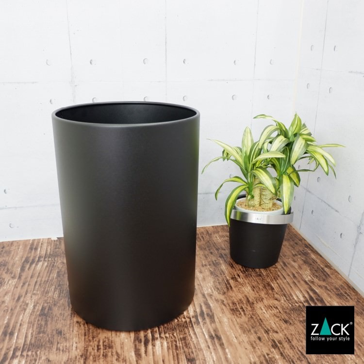 ZACK 50508 CIVOS ドイツZACK社製モダンデザインのゴミ箱 マットブラック [在庫有り]