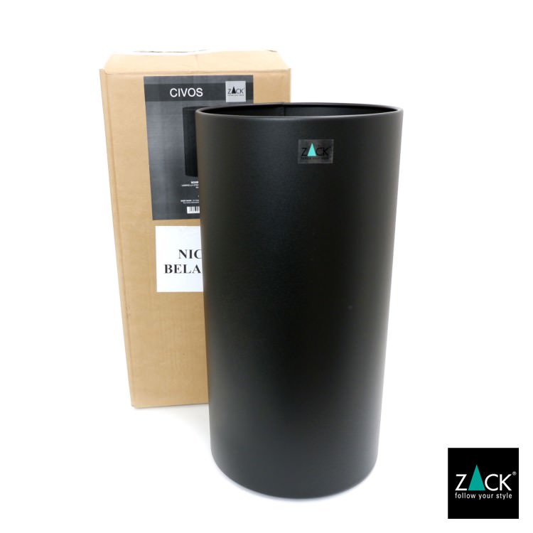 ZACK 50509 CIVOS ドイツZACK社製モダンデザインのアンブレラスタンド マットブラック [お取寄せ]