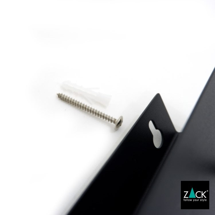 ZACK 50577 KANES ドイツZACK社製モダンデザインのキーボードトレイ マットブラック [在庫有り]