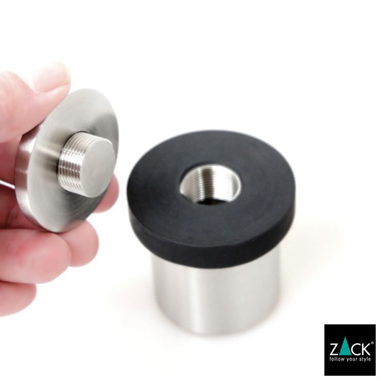 ZACK 50617 ARGOS ドイツZACK社製モダンデザインのドアストッパー フロア設置タイプ 戸当り 床付 DIY HL [在庫有り] H2-28