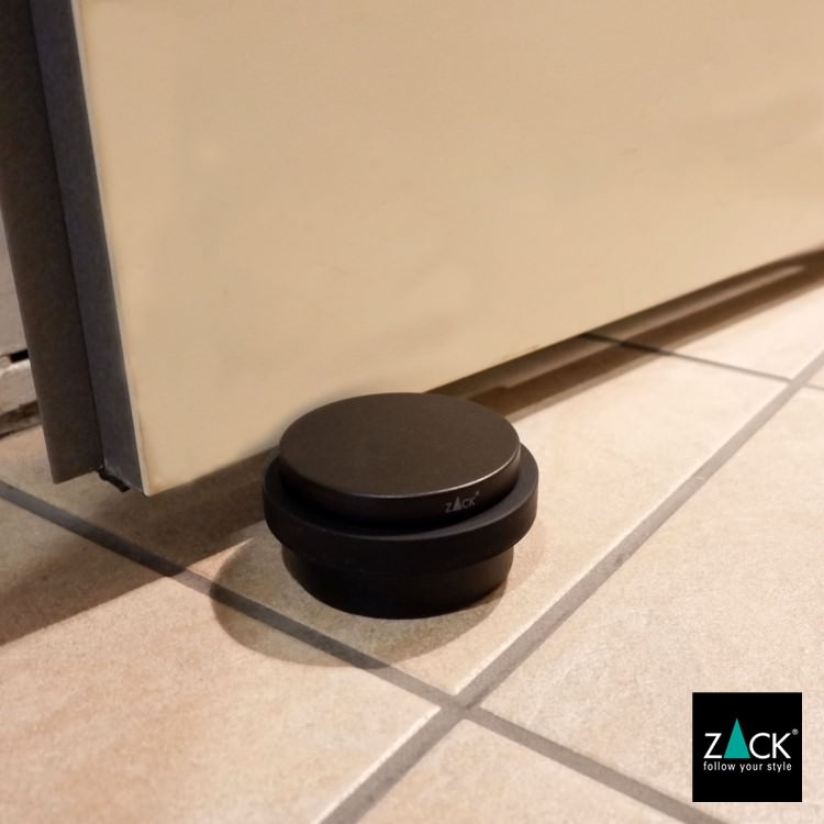 ZACK 50634 ARGOS ドイツZACK社製モダンデザインのドアストッパー マットブラック [お取寄せ]