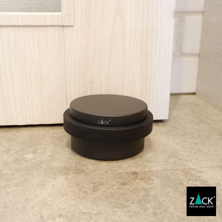 ZACK 50634 ARGOS ドイツZACK社製モダンデザインのドアストッパー マットブラック [お取寄せ]