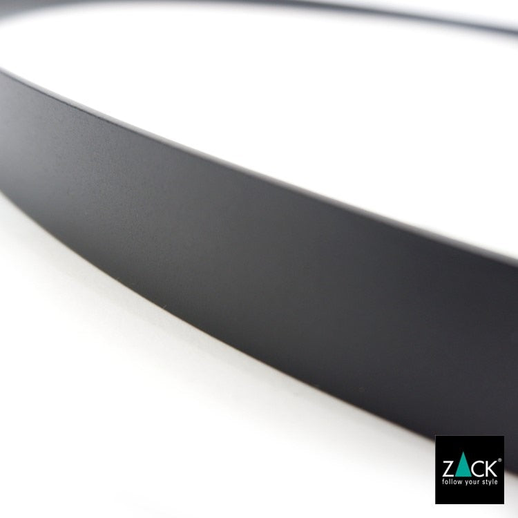 ZACK 50640 MORMA ドイツZACK社製モダンデザインのウォールミラー(ラウンドタイプ)マットブラック 壁付けタイプ DIY [お取寄せ] H2-191