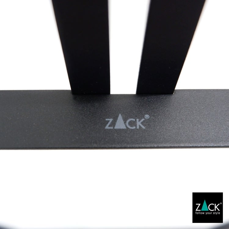 ZACK 50641 MORMA ドイツZACK社製モダンデザインのウォールミラー(スクエアタイプ) マットブラック 壁付けタイプ DIY [在庫有り] H2-49