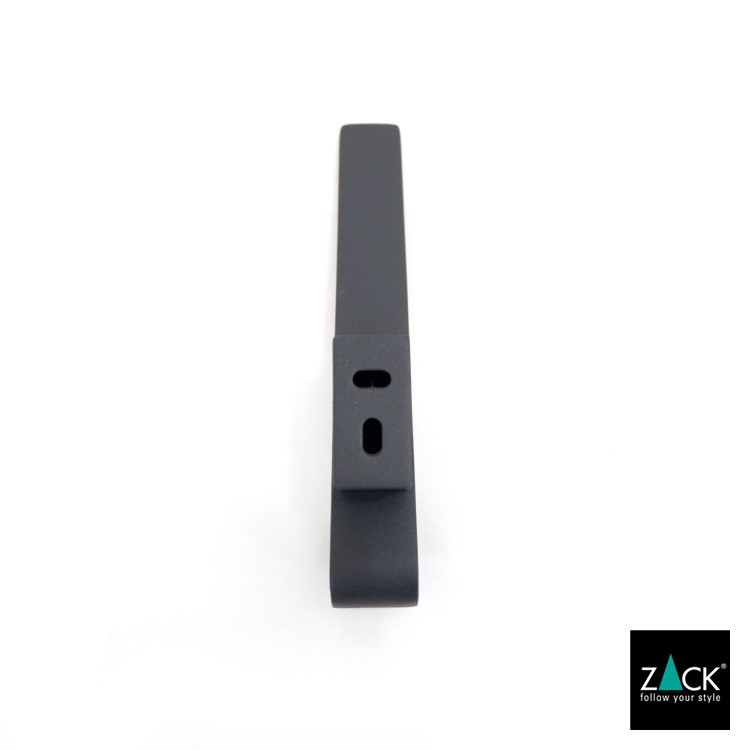 ZACK 50648 AKES ドイツZACK社製モダンデザインのコートフック マットブラック 壁付けタイプ DIY [在庫有り]