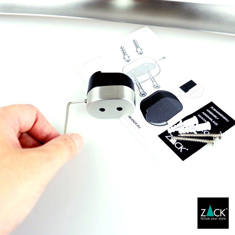 ZACK 50654 CALZO ドイツZACK社製モダンデザインのシューホーン 壁付けタイプ DIY HL [在庫有り] H2-334