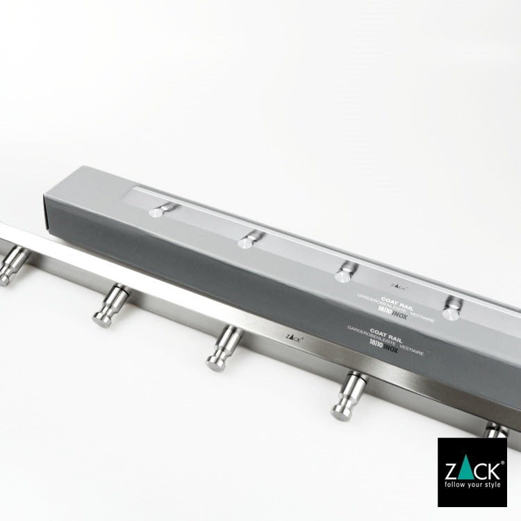 ZACK 50662 ACCOLO ドイツZACK社製モダンデザインのコートレール(6本フック) 壁付けタイプ DIY HL [お取寄せ]