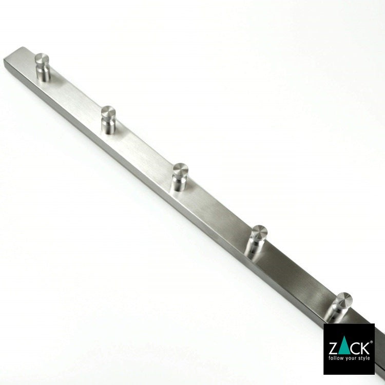 ZACK 50662 ACCOLO ドイツZACK社製モダンデザインのコートレール(6本フック) 壁付けタイプ DIY HL [お取寄せ]
