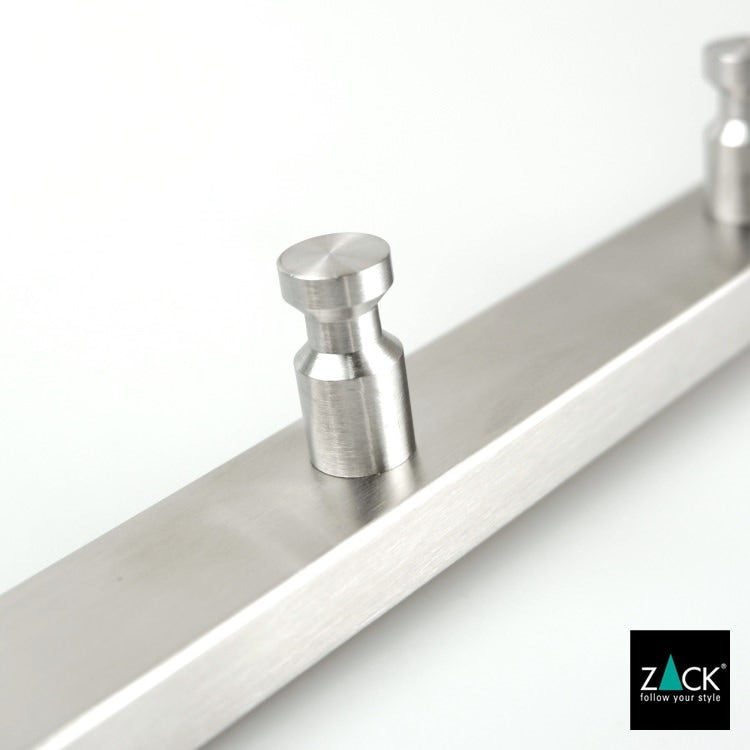 ZACK 50662 ACCOLO ドイツZACK社製モダンデザインのコートレール(6本フック) 壁付けタイプ DIY HL [お取寄せ]