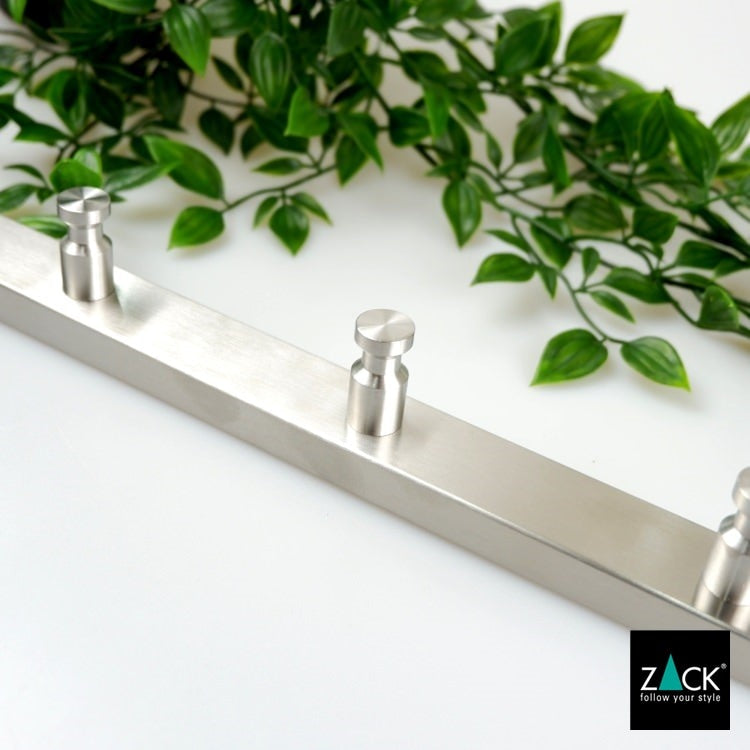 ZACK 50662 ACCOLO ドイツZACK社製モダンデザインのコートレール(6本フック) 壁付けタイプ DIY HL [お取寄せ]