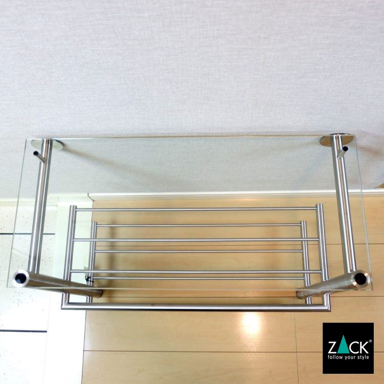 ZACK 50678 ABILIO ドイツZACK社製モダンデザインのコートラック用ガラスシェルフ(棚板のみ) [お取寄せ]